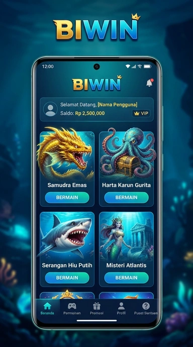 Proses pengunduhan aplikasi di biwin yang cepat dan mudah.